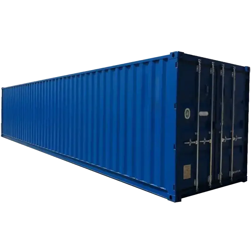 40ft by 8ft Storage Container Ground Fleur De Lys